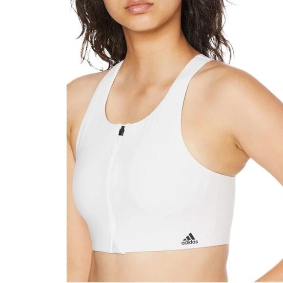 ADIDAS ULT Incl Bra Sports Bras White  Size 40C NWT - Picture 1 of 13
